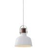Pakabinamas šviestuvas GTV Lubų šviestuvas NOOR,6934,AC220-240V,50/60Hz,1*E27, IP20, skersmuo 22 CM, viengubas, balta