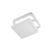 MAXIS downlight, LED, 18W, 1450lm, CCT, AC220-240V, IP44, recessed, square, baltas