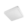 GTV MAXIS downlight, LED, 24W, 1950lm, CCT, AC220-240V, IP44, recessed, square, baltas