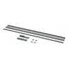 MBPRO Set for inner drawer extra high (panel + railing + fittings), baltas