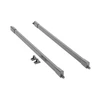 MBPRO Square longitudinal rail for drawers MBPRO 400mm anthracite