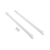 MBPRO Square longitudinal rail for drawers MBPRO 550mm baltas