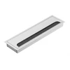 Merida cable grommet, 80x280mm, naturally anodised