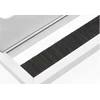 Merida cable grommet, 80x280mm, naturally anodised