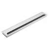 Merida cable grommet, 80x500mm, naturally anodised