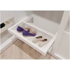 Metal drawer Elite for shoes 600 mm with soft closing, baltas