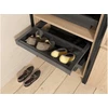 Metal drawer Elite for shoes 900 mm with soft closing, pilka anthracite
