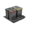 MULTINO 600 1X15L container system +2X7L+ 2 trays, GRAPHITE Pilkas