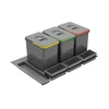 MULTINO SYSTEM 800 3X15L + 3 GRAPHITE Pilkas SYSTEM
