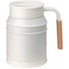 Nerūdijančio plieno termo puodelis su uždengiamu dangteliu "Mosh ! Mug Cup", 400 ml Ivory