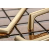 OCTAVIO zamak handle, C=128 mm, auksinis, brushed