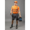 Orange Oranžinis JURAL II High-visibility polycotton T-shirt oranžinis S (48)