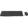 Pelė Logitech MK295 Silent Wireless Combo Belaidė klaviatūra, US Int, Graphite (SPEC) (Pažeista pakuotė)
