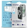 Permatomas 2in1 MagSafe telefono dėklas ArmorPro skirtas iPhone 15 Plus