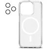 Permatomas 2in1 MagSafe telefono dėklas ArmorPro skirtas iPhone 15 Pro Max