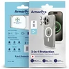 Permatomas 2in1 MagSafe telefono dėklas ArmorPro skirtas iPhone 15 Pro