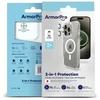 Permatomas 2in1 MagSafe telefono dėklas ArmorPro skirtas iPhone 15 Pro Max