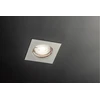 PORTO ceiling spotlight, IP20, square, baltas, TYPE DS10