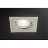 GTV PORTO ceiling spotlight, IP20, square, baltas, TYPE DS10