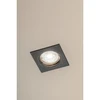 PORTO ceiling spotlight, IP20, square, juodas, TYPE DS10