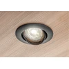 Lubinis šviestuvas PORTO-K ceiling spotlight, IP20, round, juodas, angle-adjustable, TYPE 5515