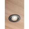 Lubinis šviestuvas PORTO-K ceiling spotlight, IP20, round, juodas, angle-adjustable, TYPE 5515