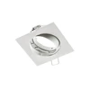 Lubinis šviestuvas PORTO-K ceiling spotlight, IP20, square, baltas, angle adjustable, TYPE DT10