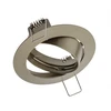 Lubinis šviestuvas PORTO-K lubinis taškinis šviestuvas, IP20, apvalus, inox, reguliuojamo kampo, TYPE 5515