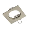 PORTO lubinis taškinis šviestuvas, IP20, kvadratinis, inox, TYPE DS10