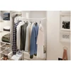Pull-down wardrobe rail – oil - 545mm - 700mm (steel-100% baltas)