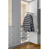 Pull-down wardrobe rail – oil - 545mm - 700mm (steel-100% baltas)