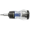Ratchet screwdriver short + 8 bits