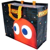 Retro pirkinių krepšys Konix Pac-Man su Blinky dizainu 40x45x20cm, juodas