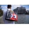 Retro pirkinių krepšys Konix Pac-Man su Blinky dizainu 40x45x20cm, juodas