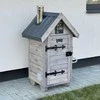 Rūkykla elektrinė Kalmetal Kalwood 120L su dūmų generatoriumi, ruda