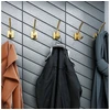 Sales hanger CAPITAL brushed auksinis
