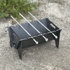 Šašlykinė iškylai Kalmetal 4mm storio plieno