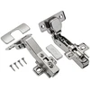 Self-closing hinge/hydraulic angular 45° roller H=0