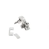 Self-closing hinge/hydraulic angular 90 degree roller H=0 with euro screws