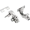 Self-closing hinge/hydraulic angular 90° roller H=0