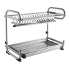 Self-standing two tier dish rack (inox)