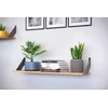 Shelf support FLAT, 20x20 cm, juodas mat