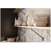 Shelf support GALA, 25x22 cm, juodas mat