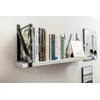 Shelf support GINO, 30x22 cm, juodas mat