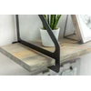 Shelf support INGRID, 26x23 cm, juodas mat