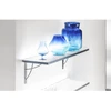 Shelf support NEO, 18x18 cm, juodas mat