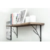 Shelf support TREE, 20x17 cm, juodas mat