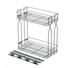 Side cargo basket, mounting for H45 ball guides, 2 shelves, cabinet 300 mm, without guides