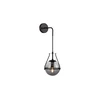 Sieninis šviestuvas DROP 4, 7325, AC220-240V, 50/60Hz, 1*E27, maks. 40W, juodas