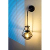 GTV Sieninis šviestuvas DROP 4, 7325, AC220-240V, 50/60Hz, 1*E27, maks. 40W, juodas